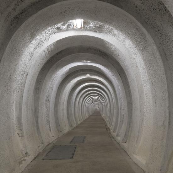 Indgangstunnel til Regan Vest