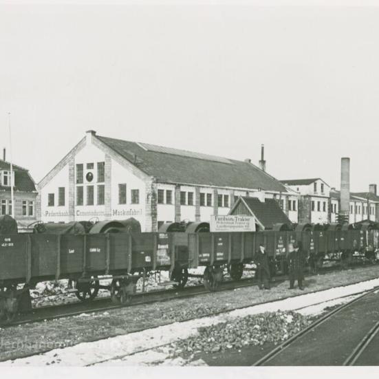 Gammelt foto af Brønderslev Station - Vendsysselbanen