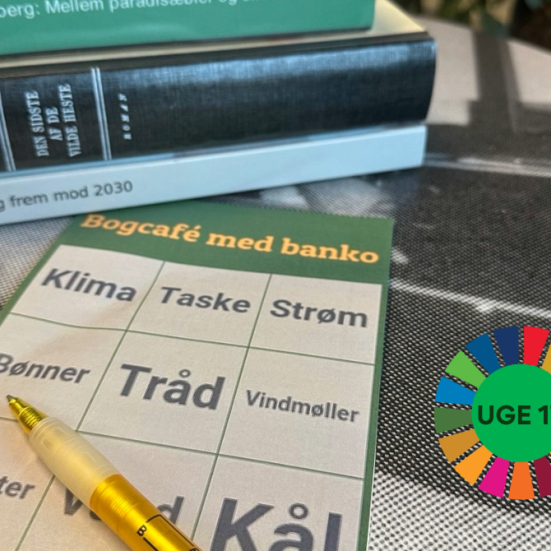 Bøger og bingoplade med uge 17 logo