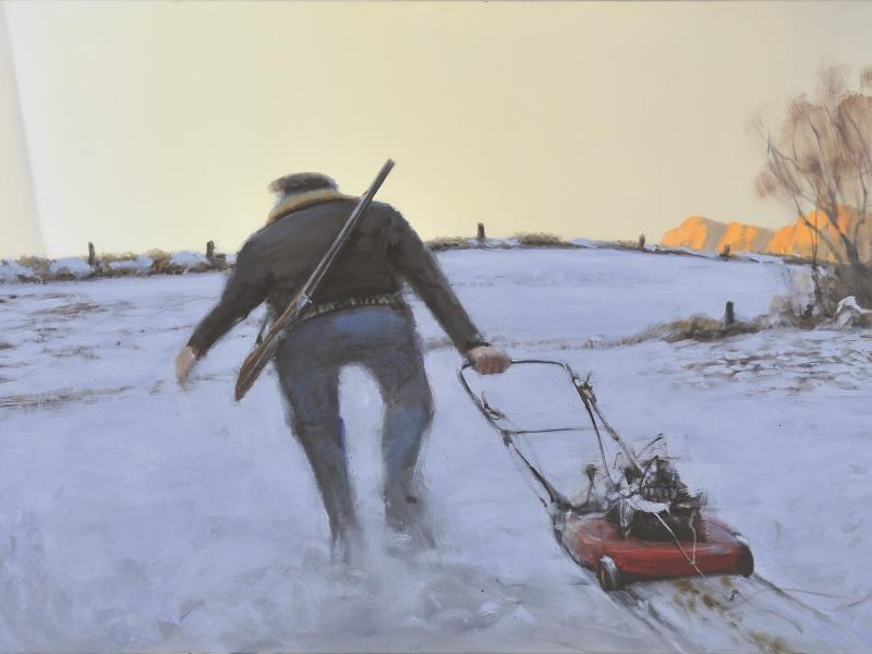 Poul Anker Bech: Forårsjagt ved vintertide, 2006 Vendsyssel Kunstmuseum