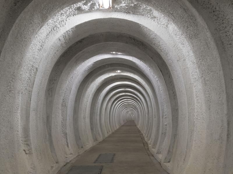 Indgangstunnel til Regan Vest
