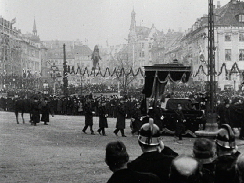 Kong Chr. IX's begravelse. Foto: Ole Olsen 1906