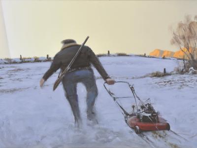 Poul Anker Bech: Forårsjagt ved vintertide, 2006 Vendsyssel Kunstmuseum