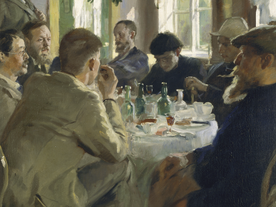 P.S. Krøyer, Ved frokosten. 1883, Skagens Museum