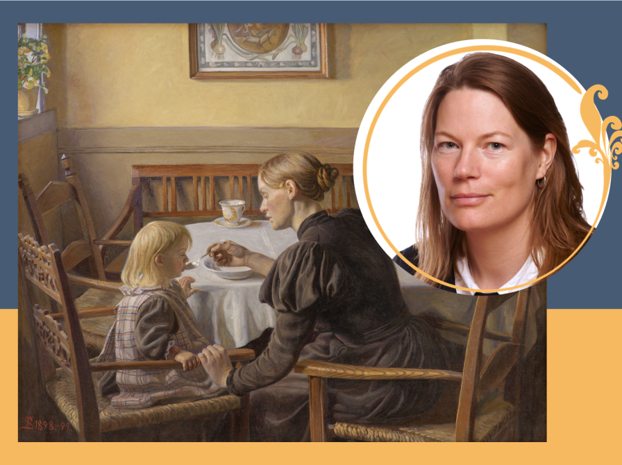 Fritz Syberg: ”Moder og Datter”, 1898-1899, SMK. (indsat Caroline Nyvang).